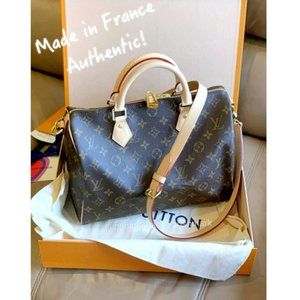 Made in France Louis Vuitton Speedy Bandouliere 30